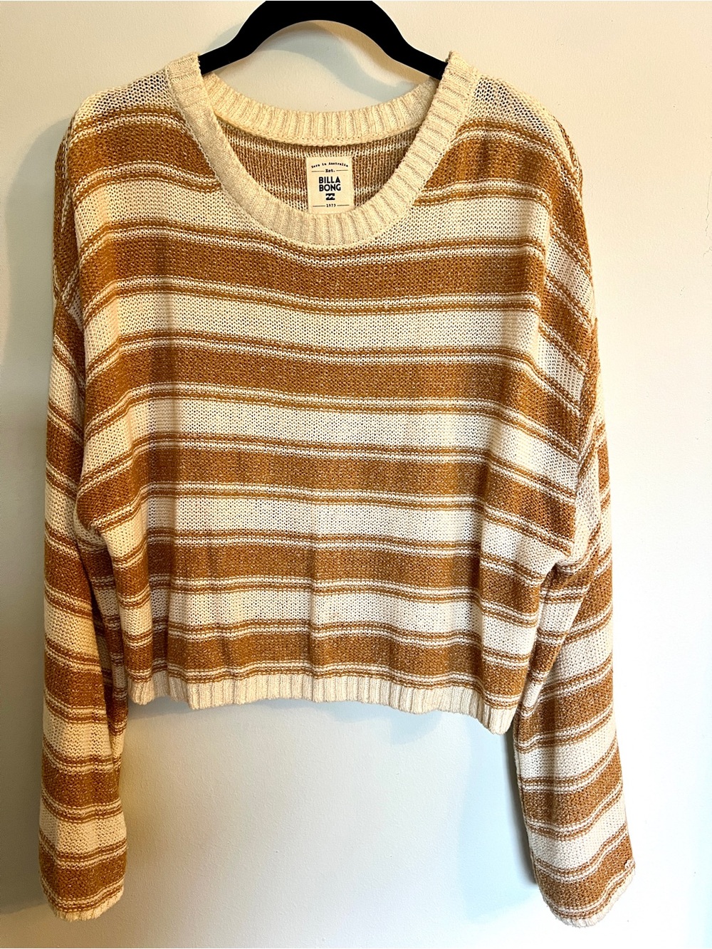 Billabong Stripe Crop Sweater
